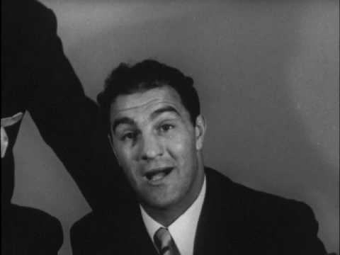 1954 World heavyweight champion Rocky Marciano and challenger Ezzard Charles