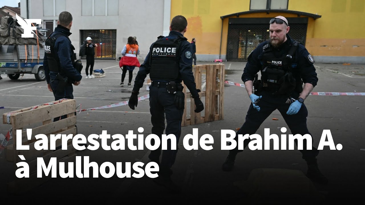 L'assaillant de Mulhouse plaqué au sol par la police