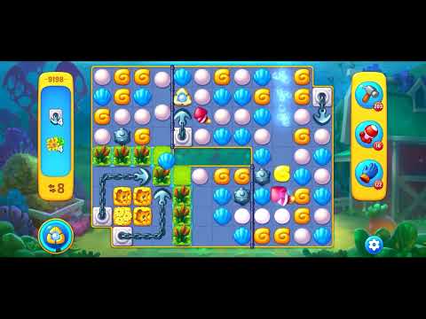 Fishdom level 9198 no boosters フィッシュダム