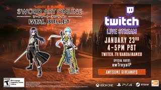 Bandai Namco провели стрим по ​Sword Art Online: Fatal Bullet