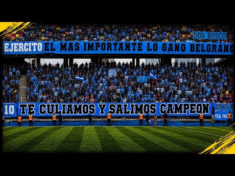 "Y EL CAMPEÓN VA⭐️" Barra: Los Piratas Celestes de Alberdi &bull; Club: Belgrano &bull; País: Argentina