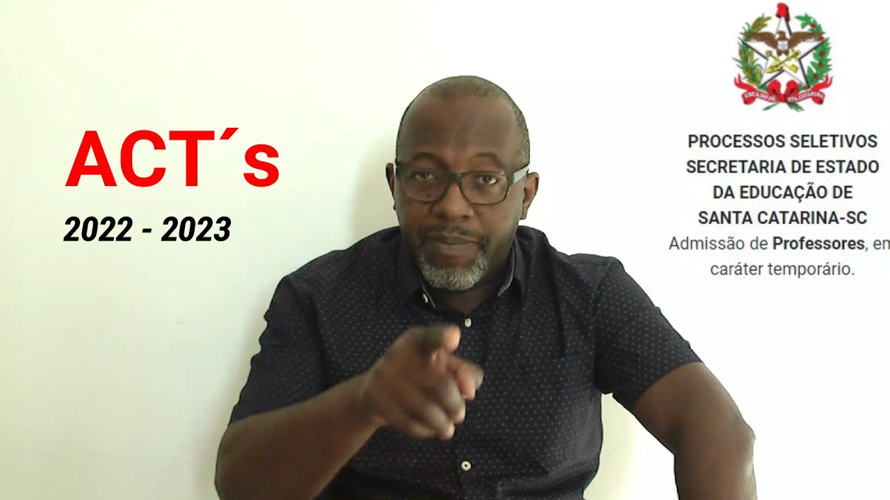 ACTs Professores da SED-SC - Vídeo 1