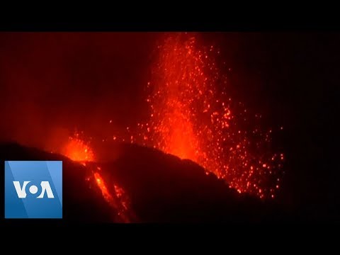 Spectacular Eruptions From Stromboli Volcano After Explosion