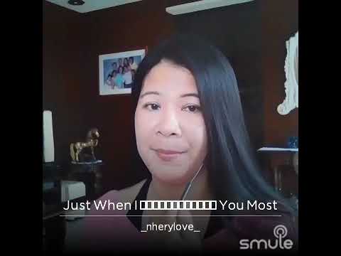 Just when i needed you most