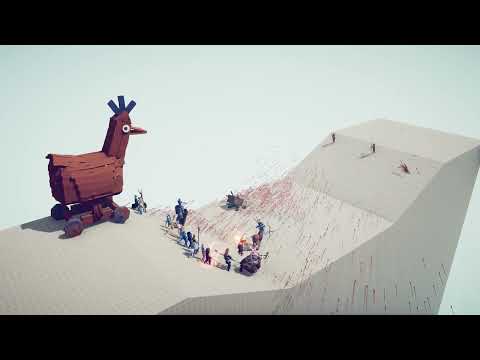 3x GOD ARCHERS vs HIDDEN UNITS TEAM - Totally Accurate Battle Simulator TABS