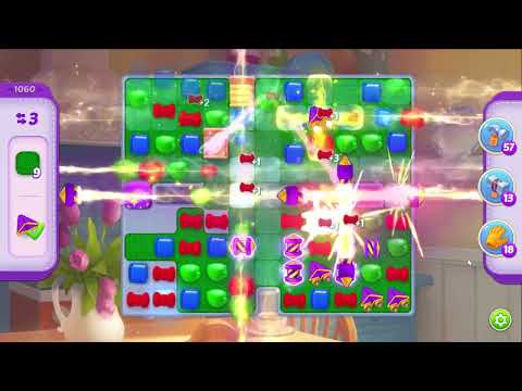 Homescapes 1060 Hard Level - 17 moves - NO BooSTERS