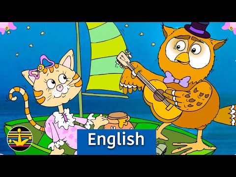 Owl and Pussycat  |English Easy Learn |Artist Aija Jasuna