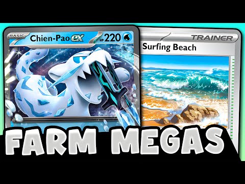 DESTROYING Mega Pokemon with My NEW Chien-Pao Deck!