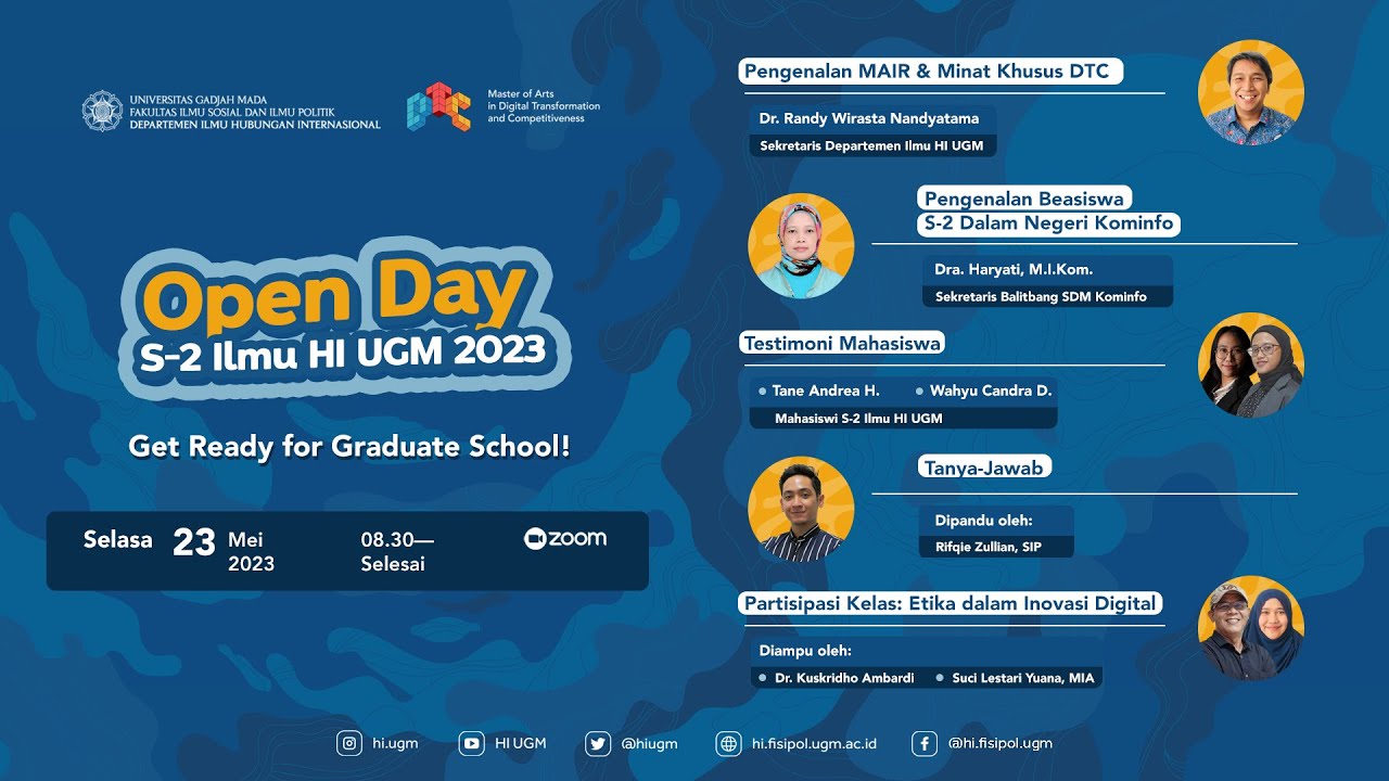 Open Day S-2 Ilmu HI UGM 2023