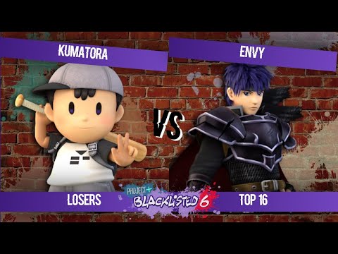 Blacklisted 6 Top 16 - hstv | Kumatora (Ness) vs Envy (Ike)