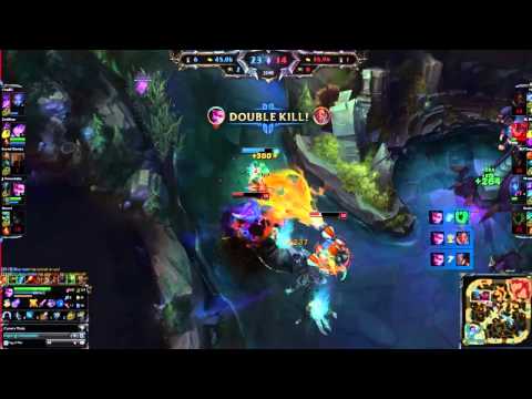 (Diamond 3) JJ Untouchable Vayne 1v5 PENTAKILL