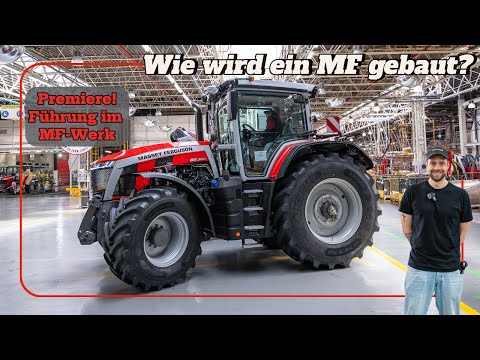 Premiere - How is an MF built? | Factory tour in Beauvais | tractorbook Vlog #54