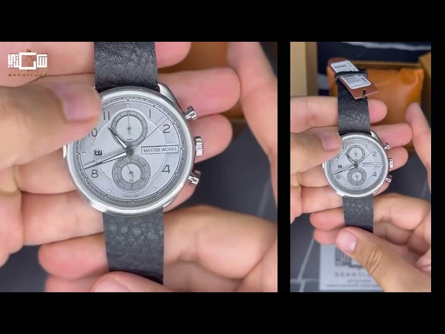 ساعة ماستر وركس كوارتز رجالية - MW17SUEDBKG0