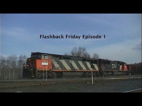 Flashback Friday episode 1 With SD40s, SD60f's, SD90MACs and much more