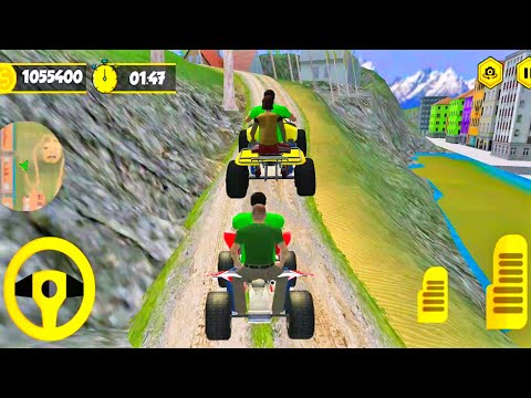 Mountain Taxi ATV Bike Driving Climb Racing Game - ATV Taxi Bike - Mountain ATV Bike Taxi 3D