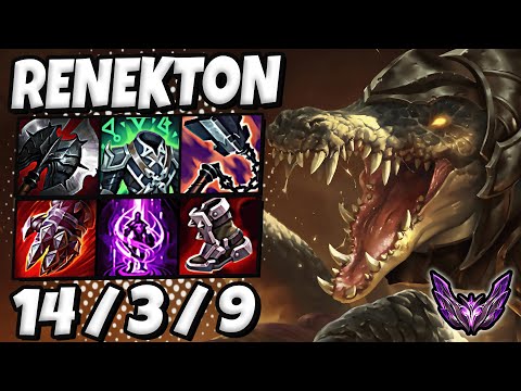 Renekton vs Olaf [ TOP ] Lol Korea Master Patch 13.14 ✅