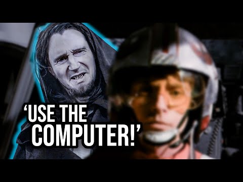 qui gon guides luke during the death star run