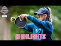 Round 1 Highlights 2025 Throw Pink Women S Disc Golf Championship
