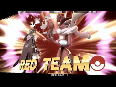 WBB #101  Luck & Matt vs Shinzo & Juice   Round Robin   Smash 4 Doubles