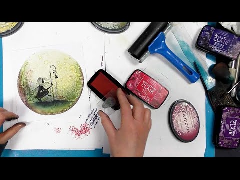 Seren’s Circle of Light - A Lavinia Stamps Tutorial