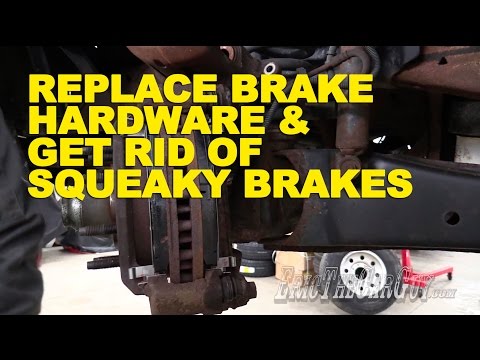 Replace Brake Hardware & Get Rid of Squeaky Brakes -EricTheCarGuy