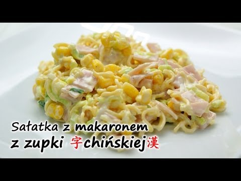 Sałatka z zupek chińskich | smaczne-przepisy.pl