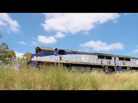 SCT "Dooen" container freight with VL class locomotives - PoathTV Australian Trains & Railways 2017