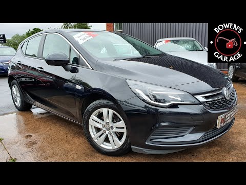 2016 (16) Vauxhall Astra Tech Line 1.0T 5Dr in Carbon Black. 42k Miles. 4 Services. NIL Tax. £7750
