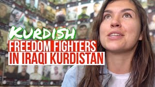 Having Coffee with anti-ISIS Peshmerga Soldiers in Iraqi Kurdistan | Martyrs Cafe in Duhok