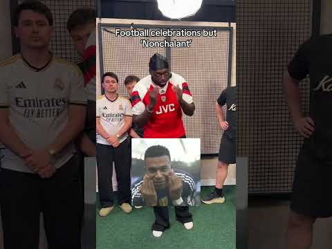 FOOTBALL CELEBRATIONS BUT NONCHALANT 😭 #shorts #soccer #memes