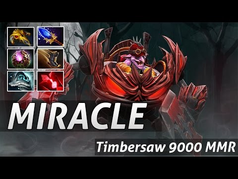 Pro Build Timbersaw 9000 MMR by Miracle - Dota 2 Epic Moments