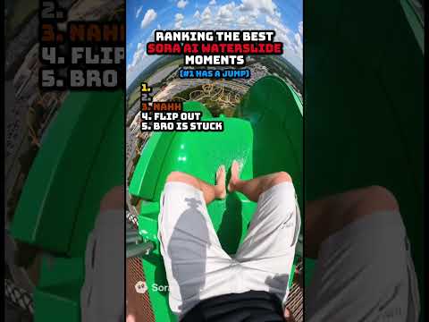 Ranking the Best Sora AI Waterslide Moments 💦