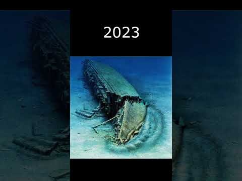 Britannic Wreck Before VS Now😥