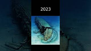 Britannic Wreck Before VS Now😥