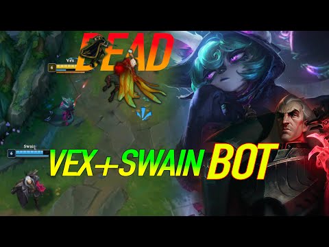Vex and Swain duo Bot lane vs. Ashe and Rakan. Crowd Control City blasts this Ashe and Rakan away.