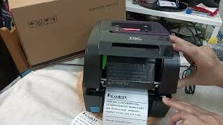 รีวิว สาธิต ทดสอบ TSC TH240 TH340 Barcode Printer เครื่องพิมพ์บาร์โค้ด ทีเอสซี แบบตั้งโต๊ะ