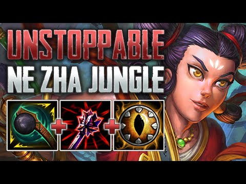 NEW NE ZHA IS NASTY! Ne Zha Jungle Gameplay (SMITE Conquest)