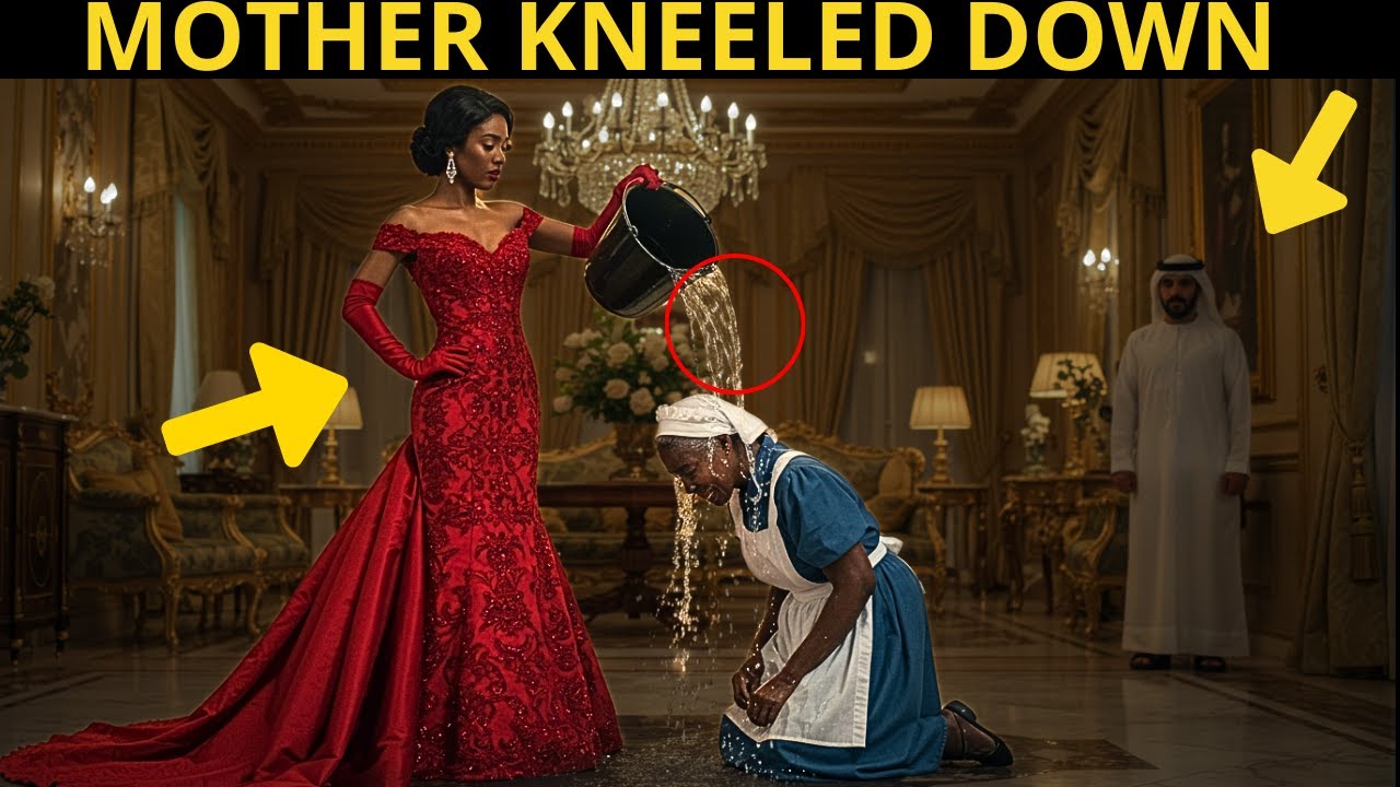 African mother of an Arab executive pretends to be a maid to test her son's wife