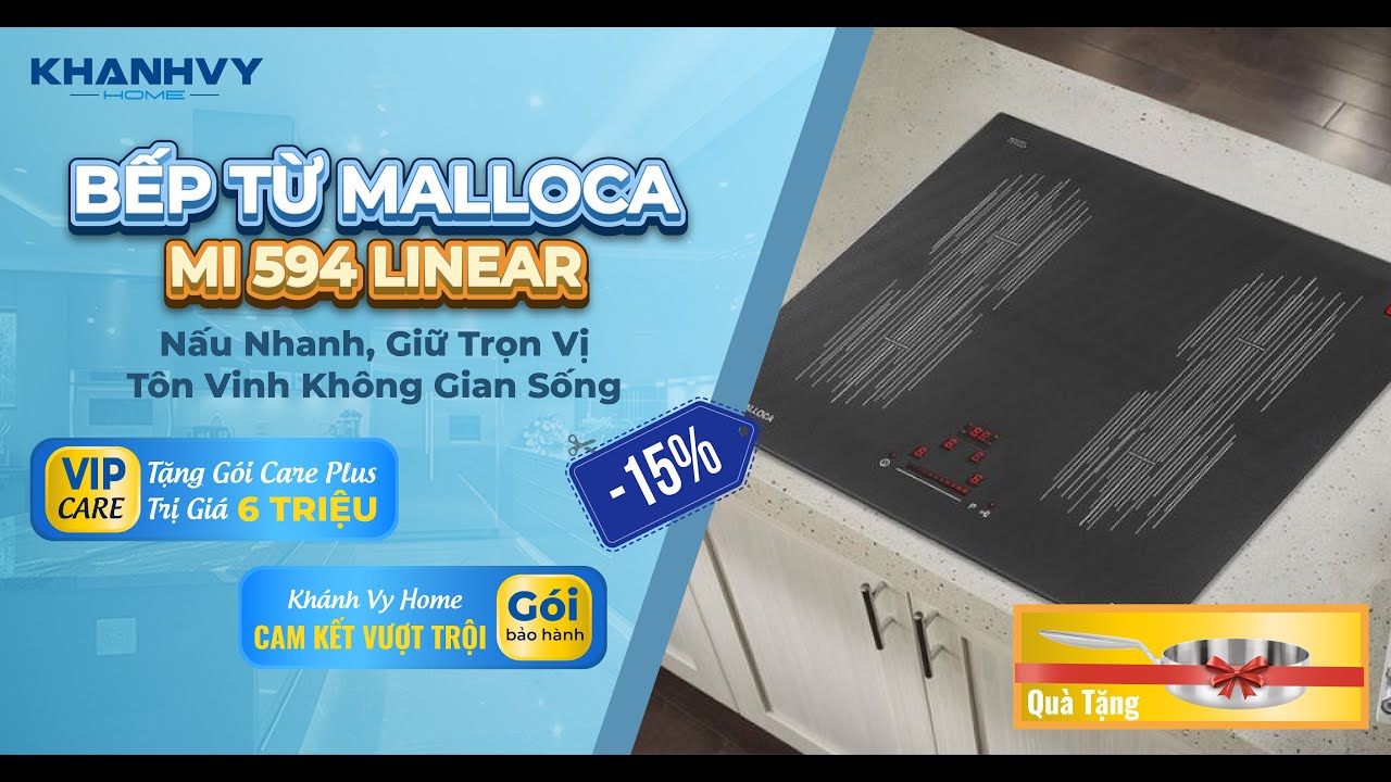 Bếp từ âm Malloca MI 594 LINEAR