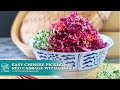 Chinese Pickled Red Cabbage with Ginger