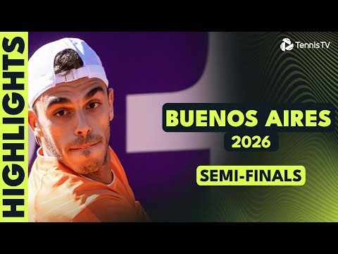 Cerundolo Battles Etcheverry; Baez Faces Darderi | Buenos Aires 2026 Semi-Final Highlights