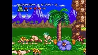 'Joe and Mac 2' Game Capture from Evercade (Data East Collection 1 Cartridge)