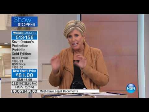 HSN | Suze Orman Financial Solutions for You 01.21.2017 - 01 AM