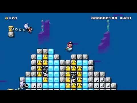 Poke Water Wharf by Julz - Super Mario Maker - No Commentary 1AB