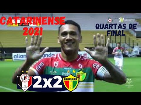 Joinville 2x2 Brusque | gols e Melhores momentos | quartas de final Catarinense 2021 HD 25/04