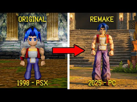 Legend Of Legaia | Original vs Remake | New maps