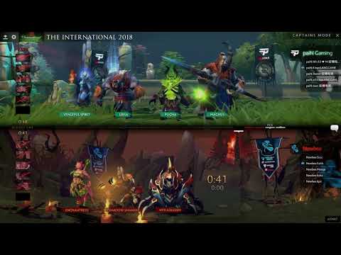[EN] Pain Gaming vs Newbee BO2 - The International 2018 Group Stage Day 1