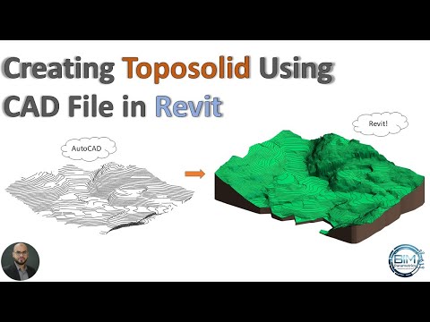 How to Create a Toposolid from a CAD File in Revit 2025