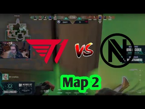 Shroud Reacts To T1  Vs  ENVY !! MAP 2 !! VCT Qualifiers