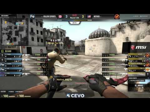 Follow eSports vs Method Game 1 (CEVO-P CS:GO Season 8) - Dust & Vansilli